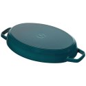 Owalna żeliwna brytfanna do ryb Staub - 2.8 ltr, Morski