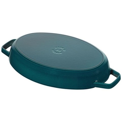 Owalna żeliwna brytfanna do ryb Staub - 2.8 ltr, Morski Owalna żeliwna brytfanna do ryb Staub - 2.8 ltr, Morski