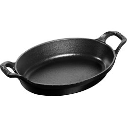 Owalne naczynie do pieczenia i zapiekania Staub - Czarny, 700 ml