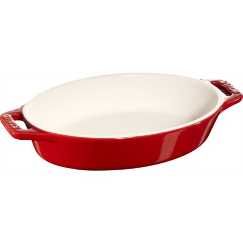 Owalny półmisek ceramiczny Staub - 400 ml, Czerwony Owalny półmisek ceramiczny Staub - 400 ml, Czerwony
