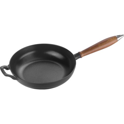 Patelnia żeliwna z drewnianym uchwytem Staub - 24 cm Patelnia żeliwna z drewnianym uchwytem Staub - 24 cm