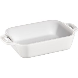 Prostokątny półmisek ceramiczny Staub - 400 ml, Biały