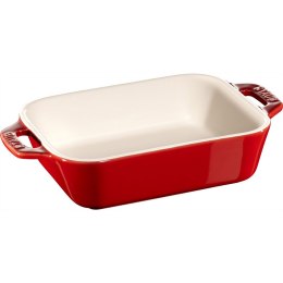 Prostokątny półmisek ceramiczny Staub - 400 ml, Czerwony