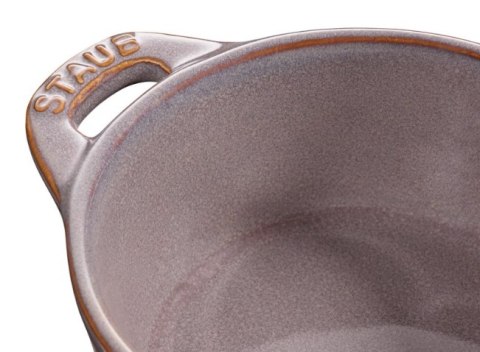 Staub Mini Cocotte Okrągły, 4 szt. - 200 ml, Antyczny szary Staub Mini Cocotte Okrągły, 4 szt. - 200 ml, Antyczny szary