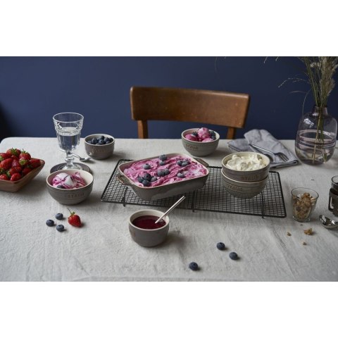 Zestaw 2 prostokątnych półmisków ceramicznych STAUB 40511-922-0 - antyczny szary Zestaw 2 prostokątnych półmisków ceramicznych STAUB 40511-922-0 - antyczny szary