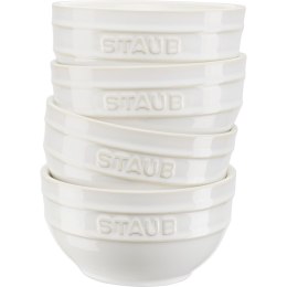 Zestaw 4 misek okrągłych Staub - 14 cm, Kość słoniowa