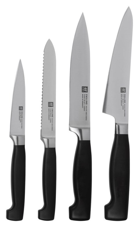 Zestaw 4 noży w bloku Zwilling Four Star - Czarny Zestaw 4 noży w bloku Zwilling Four Star - Czarny