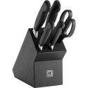 Zestaw 4 noży w bloku Zwilling Four Star - Czarny