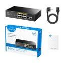 PoE+ Switch Cudy with 2 Uplink Ports 120W 8-Port 10/100M