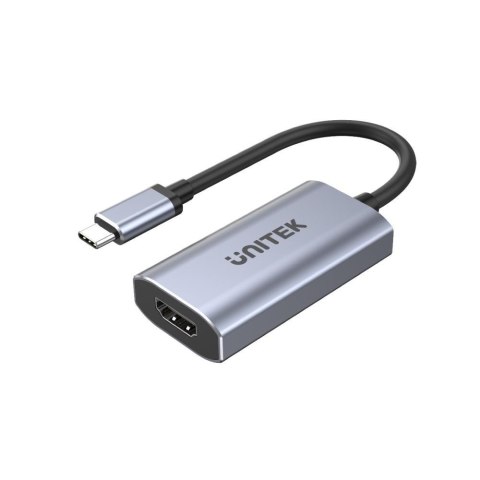 UNITEK ADAPTER USB-C - HDMI 2.1, 8K, ALU, 15CM UNITEK ADAPTER USB-C - HDMI 2.1, 8K, ALU, 15CM
