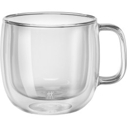 Zestaw dwóch szklanek do cappuccino z uchwytem Zwilling Sorrento - 450 ml