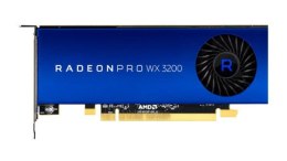 Karta graficzna AMD Radeon Pro WX 3200 4GB GDDR5, 4x Mini-DisplayPort, 50W, PCI Gen3 x16