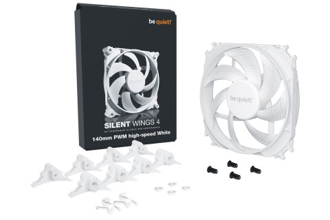 Wentylator BE QUIET! SILENT WINGS 4 140mm PWM high-speed White Wentylator BE QUIET! SILENT WINGS 4 140mm PWM high-speed White