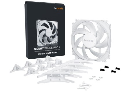 Wentylator BE QUIET! SILENT WINGS PRO 4 140mm PWM White Wentylator BE QUIET! SILENT WINGS PRO 4 140mm PWM White
