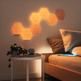 Elementy Nanoleaf - Sześciokąty imitujące drewno