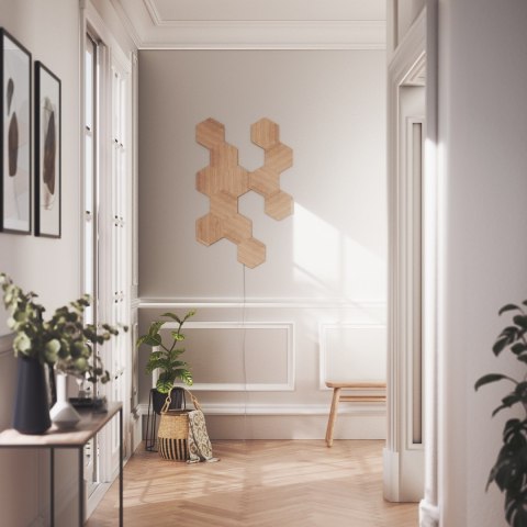 Elementy Nanoleaf - Sześciokąty imitujące drewno Elementy Nanoleaf - Sześciokąty imitujące drewno