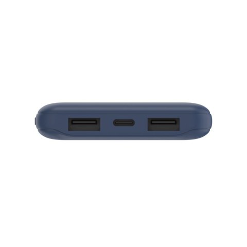POWERBANK 10.000 MAH 12W INKL./USB-A/USB-C KABEL 15CM BLAU POWERBANK 10.000 MAH 12W INKL./USB-A/USB-C KABEL 15CM BLAU