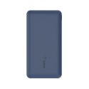 POWERBANK 10.000 MAH 12W INKL./USB-A/USB-C KABEL 15CM BLAU