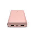 POWERBANK 20.000MAH 15W/USB-A UND USB-C ANSCHLUSS ROSA
