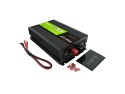 PRZETWORNICA NAPIĘCIA Green Cell PowerInverter LCD 12V -> 230V 2000W/4000W CZYSTA SINUSOIDA