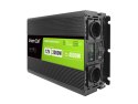 PRZETWORNICA NAPIĘCIA Green Cell PowerInverter LCD 12V -> 230V 2000W/4000W CZYSTA SINUSOIDA