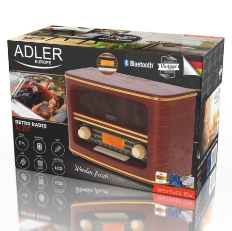 Retro Radio z Bluetooth Adler Retro Radio z Bluetooth Adler