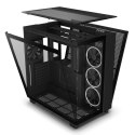 Wieża typu midi-tower NZXT H9 Elite - Czarny