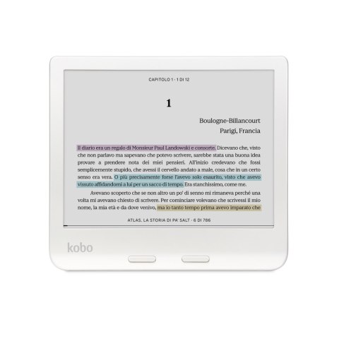 Ebook Kobo Libra Colour 7" E-Ink Kaleido 3 32GB WI-FI White Ebook Kobo Libra Colour 7" E-Ink Kaleido 3 32GB WI-FI White