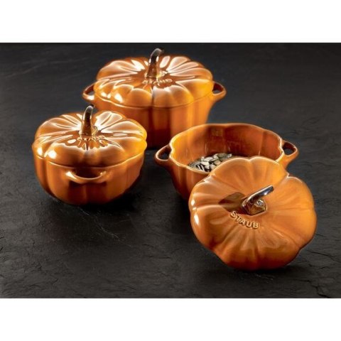 Mini Cocotte okrągły dynia Staub - 500 ml, Pomarańczowy Mini Cocotte okrągły dynia Staub - 500 ml, Pomarańczowy