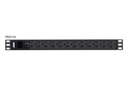 Aten PE0212G Seria podstawowych listew zasilających PDU Aten PE0212G Seria Basic Czarna