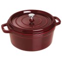 Garnek żeliwny okrągły Staub - 6.7 ltr, Grenadynowy