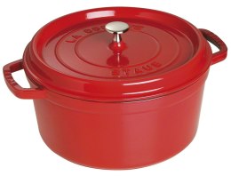 Garnek żeliwny okrągły Staub - Czerwony, 8.35 ltr