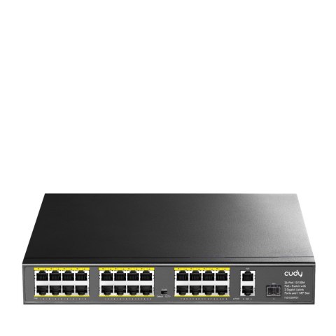 Switch CUDY FS1026PS1 24-Port 10/100M PoE+ 300W 2xGbE 1xSFP