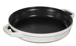 Zestaw 2 naczyń żeliwnych z pokrywką Staub - 24 cm, Biała trufla