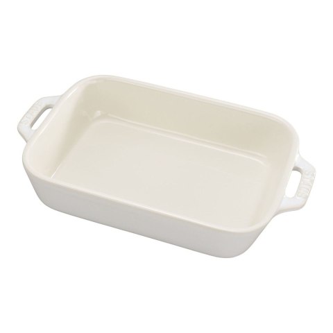 Zestaw 2 prostokątnych półmisków ceramicznych Staub - Kość słoniowa Zestaw 2 prostokątnych półmisków ceramicznych Staub - Kość słoniowa