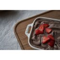 Zestaw 2 prostokątnych półmisków ceramicznych Staub - Kość słoniowa