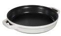 Zestaw 3 naczyń żeliwnych z pokrywką Staub - 24 cm, Biała trufla