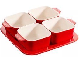 Zestaw do przystawek Staub, 5 elementów - 500 ml, Czerwony