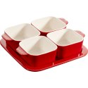 Zestaw do przystawek Staub, 5 elementów - 500 ml, Czerwony