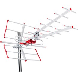 Antena TV DVB-T/T2 HEVC Maclean, pasywna, zewnętrzna combo, filtr Lte, UHF/VHF max 100dBµV, MCTV-855