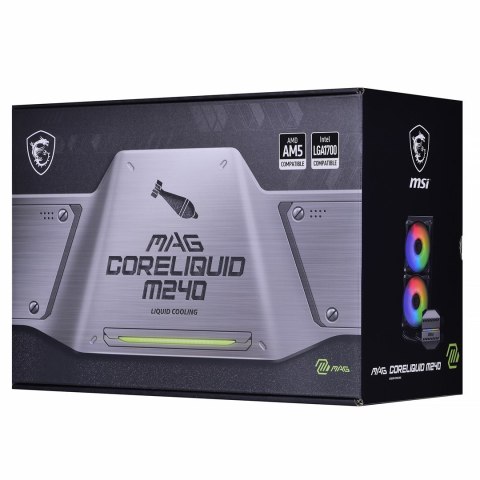 CPU COOLER MULTI SOCKET/MAG CORELIQUID M240 MSI CPU COOLER MULTI SOCKET/MAG CORELIQUID M240 MSI