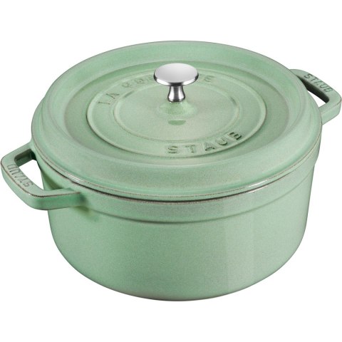 Garnek żeliwny okrągły Staub - 3.8 ltr, Miętowy Garnek żeliwny okrągły Staub - 3.8 ltr, Miętowy