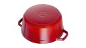 Garnek żeliwny okrągły Staub - Czerwony, 8.35 ltr