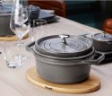 Garnek żeliwny okrągły Staub - Grafitowy, 2.6 ltr