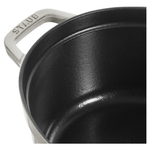 Garnek żeliwny owalny Staub - 6.7 ltr, Biała trufla Garnek żeliwny owalny Staub - 6.7 ltr, Biała trufla