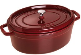 Garnek żeliwny owalny Staub - 6.7 ltr, Grenadynowy
