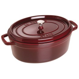Garnek żeliwny owalny Staub - 6.7 ltr, Grenadynowy