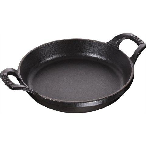 Okrągłe naczynie do pieczenia i zapiekania Staub - Czarny, 750 ml