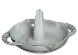 Opiekacz do kurczaka Staub - 24 cm, Grafitowy