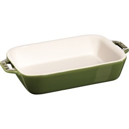 Prostokątny półmisek ceramiczny Staub - 1.1 ltr, Zielony